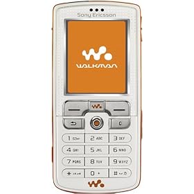 Sony Ericsson W800 Unlocked Cell Phone with 2 MP Camera, MP3/Video Player, Memory Stick Pro Duo Slot--U.S. Version with Warranty (Orange/White)