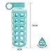 Sportsun Glass Water Bottle with Silicone Protection Sturdy and Lightweight for Hiking Camping Backpackers, 100% Leak Proof, Turquoise Color