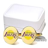 Los Angeles Lakers NBA Logod Executive Cufflinks w/Jewelry Box