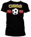 China Flags International Soccer Juniors T-shirt, Chinese National Pride Juniors T-shirt