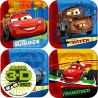 Disney Cars 2 Party Cake/Dessert Plates 8ct