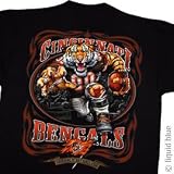 Cincinnati Bengals Running Back Adult Football 2-Sided T-Shirt (Black)