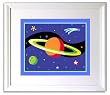 Out Of This World Framed Print by Olive Kids (PLANET)