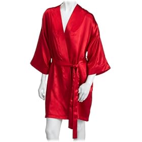 Intimo Women's Poly Charmeuse Robe
