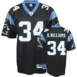 DeAngelo Williams Carolina Panthers Black Reebok Premier Jersey - XL