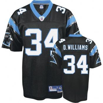 DeAngelo Williams Carolina Panthers Black Reebok Premier Jersey - XL
