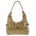Melie Bianco Penelope Double Side Belted Hobo Bag (Nude)