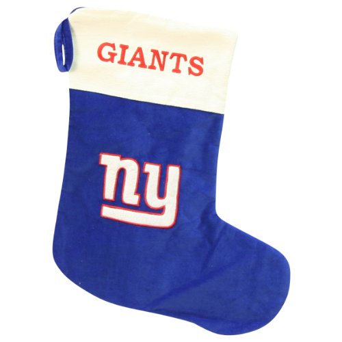 New York Giants 2-Tone Holiday Stocking (Measures 22