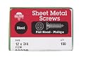Hillman 80220 Sheet Metal Screws No. 12 X 3/4" Box/100