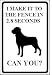 I make it to fence in 2.8 seconds, Can You? ROTTWEILER dog aluminum parking sign