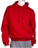  : Russell Athletic Men's Dri-Power Hooded Pullover Fleece Sweatshirt,True Red,Small