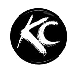 KC HiLiTES 5115 Black Plastic 6 Round Light Cover with KC Logo