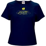 Jimmie Johnson Womens T-Shirt - Jimmie Johnson Diva Racer Navy S/S Tee