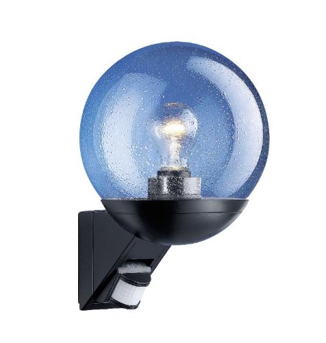 Aussenleuchte mit Bewegungsmelder Wandleuchte Wandlampe schwarz