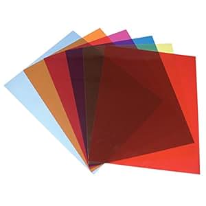 plastic sheets reading colored tinted overlays vision visual learning paper dyslexia transparent therapy machine colour through low differences using children