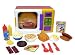 Just Like Home: Microwave Oven with Electronic Timer, Lights, Sounds, Spinning Plates and 20 Accessories