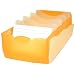 Han 998613 - Karteibox Croco A8 f�r 500 Karten A8 quer, orange-transluzent