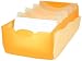 Han 998613 - Karteibox Croco A8 Transluzent / orange