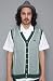 WeSC The Cristoforo Knitted Vest in Grape Leaf,Sweaters for Men