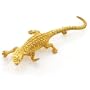 Bling Jewelry 14 Karat Yellow Gold Lizard Pin