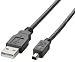 ELECOM デジタルカメラ接続用USBケーブル USB(A)オス-USB(mini丸型4pin)オス 1.8m USB-SCMR4