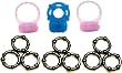 Stay Hard Cock Rings and Vibrating Cock Rings (Pack of 12)