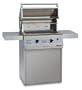 Solaire 27-Inch Deluxe Infrared Natural Gas Grill on Square Cart Base, Stainless Steel