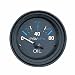 Teleflex Vector Oil Pressure Gauge, (0-80 psi)