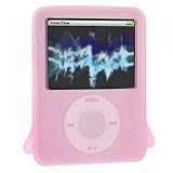 Apple iPod Nano 3rd Generation 4GB 8GB Pink Silicone Skin Case