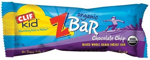 CLIF Kid ZBaR, Chocolate Chip, 1.27-Ounce Bars 18 Count box ( Pack of 2 )