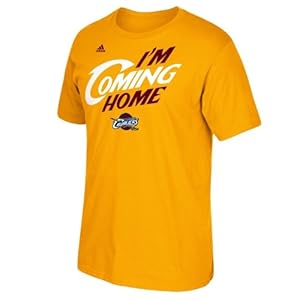 LeBron James Cleveland Cavaliers adidas I'm Coming Home T-Shirt - Gold