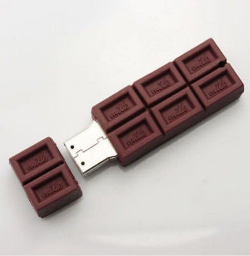 Cute Chocolate Shaped Storage 8GB 16GB 32GB USB 2.0 Flash Drive Memory Stick Thumb Pen Drive (32GB)