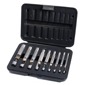 9 PIECE 1 8 to 1 2 PUNCH SET by American Science & Surplus
