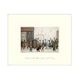 L.s. Lowry - Waiting For The Shops To Open Size 10x8 Poster Print