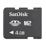 SanDisk SDMSM2-004G-A11M 4GB M2 Memory Stick Micro (Black)