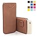 Snugg iPhone 6 / 6s Plus Case - Leather Pouch with (Distressed Brown) for Apple iPhone 6 / 6s Plus