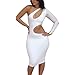 iecool Women's One Shoulder Sexy Tight Bandage Dress Ladies Halter Nightclub