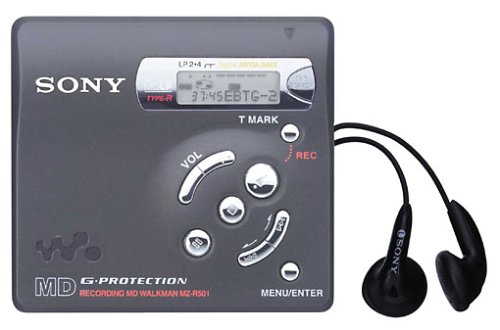 Childrens Toyshop  Electronics : Sony MZ-R501/B  Portable Mini Disc Player