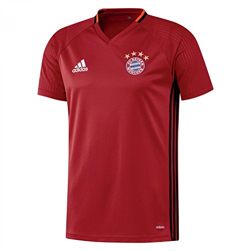 adidas Jungen FC Bayern München Training Trikot, Victory Red, 140