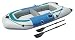 Schlauchboot für 2 Erwachsene + 1 Kind max.308kg 3 Luftkammern inkl Paddel 62559