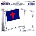 Waving Christian Flag Magnet