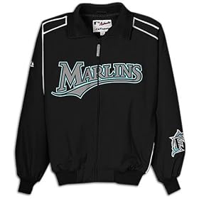 Florida Marlins Zip Front Lined Jacket by Majestic