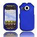 For AT&T Pantech Crossover P8000 Accessory - Rubber Blue Hard Case Proctor Cover