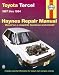 Book cover of Haynes Toyota Tercel (87 - 94) Manual.