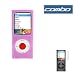 Premium Kroo Anti-dust Soft Light Purple Silicone Skin Case + Premium Reusable Lcd Screen Protector For Apple Ipod Nano Chromatic 8gb, 16gb 4g 4th Generation