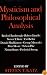Mysticism and Philosophical Analysis