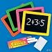 12 Plastic Neon Chalkboard Sets Image