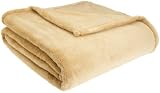 Pinzon Microtec Full/Queen Blanket, Khaki