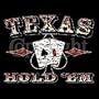 Texas Hold'em Distressed Adult Long Sleeve T-Shirt
