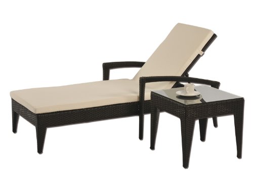 Rattan Sonnenliege Capri SET